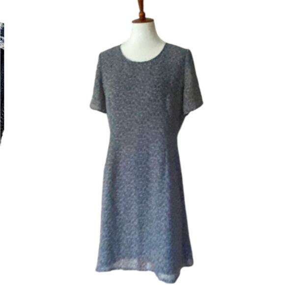 Vintage Dress 10 Y2K Laura Ashley Fall Floral Dress 90s Grunge Cottage Shift - Picture 6 of 13